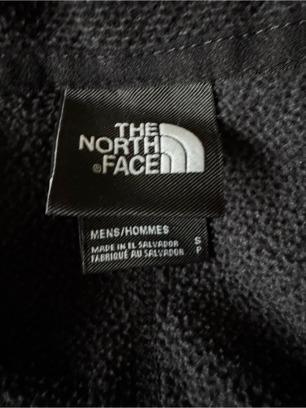 The North face, Textured Cap Rock Sweater in TNF Black Heather size small - Picture 9 of 9